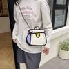2D Anime Chain Shoulder Bag Cartoon Line Painting Messenger Bag Simple Comic Crossbody Bag  Travel