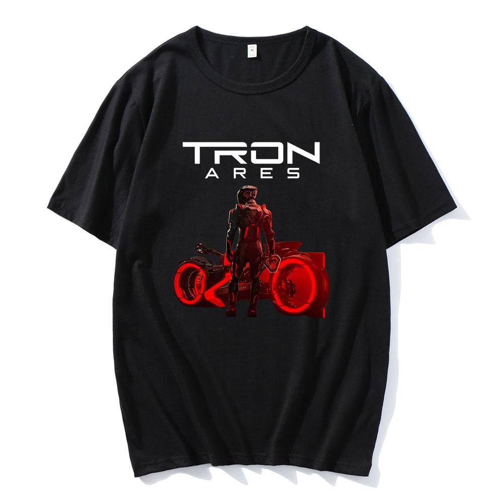 Film TRON Ares Nadruk T-shirty Zespół Rockowy NINE INCH NAILS NIN T-shirt Bawełniany Luźny Krótki Rękaw T-shirt Unisex Odzież Uliczna