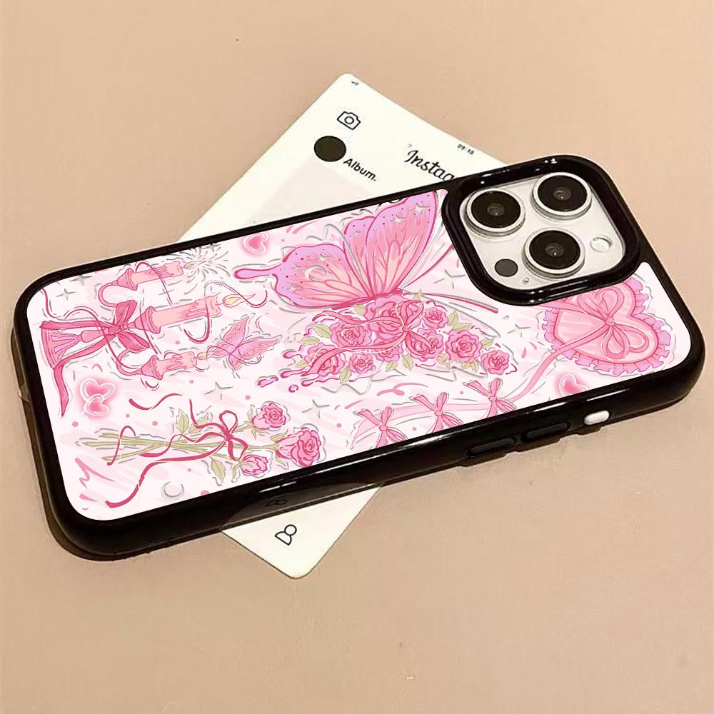 Acrylic Phone Case for iPhone 11 12 13 14 Pro 12 14 16 Pro Max for Samsung A16 A36 A56 S24 FE High-quality Painted Anti-fall Mobile Phone Case