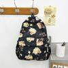 New travel high-value small backpack cute graffiti girl play backpack