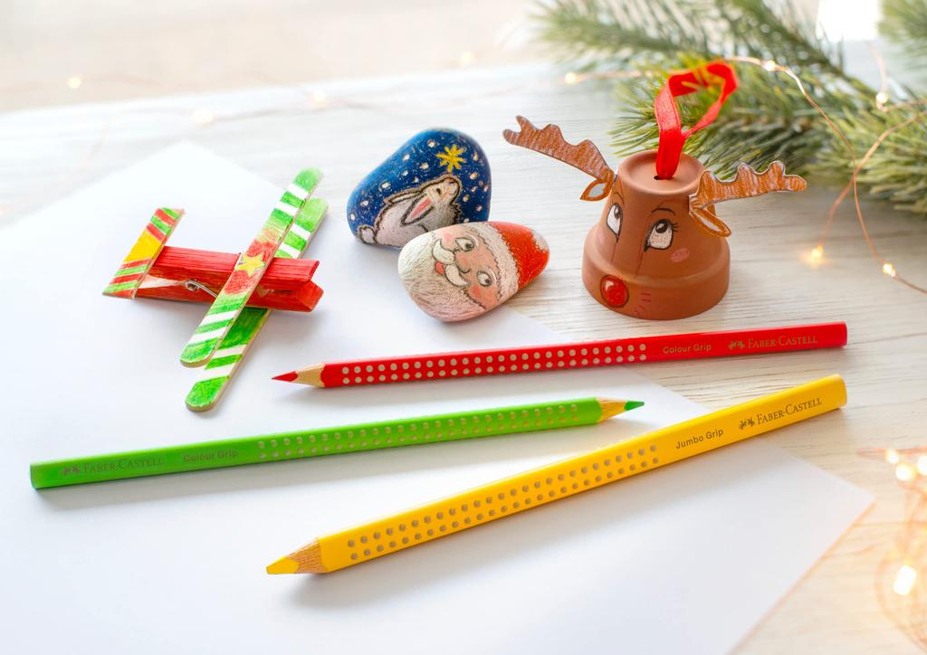 ColorGrip Watercolor 36 colors a Faber-Castell Pencils, (in tin)