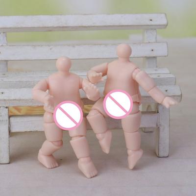 PVC Figure Dolls Multiple Joints BJD Doll Body New Mini Body Parts  for Doll Customized