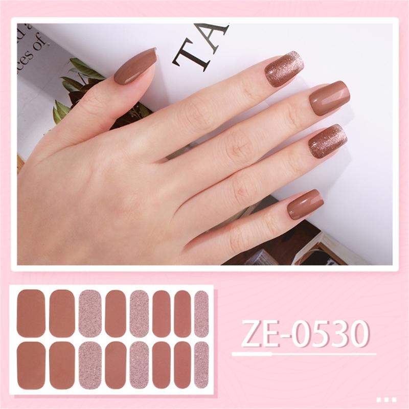 Semi Cure Nail Stickers for Beginner Women Girl