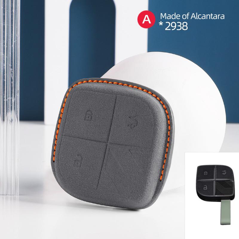

Italian suedeCar Key Case Cover For LYNK&CO 08 2022-2024 LYNKCO 01 02 03 05 06 09 Auto Key For LYNK&CO Keychain Accessories