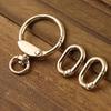 2 PCS Connector Clasps Metal Swivel Clasp Clips Spring Ring Hook Rings O-ring Buckle Keychain Keys Management