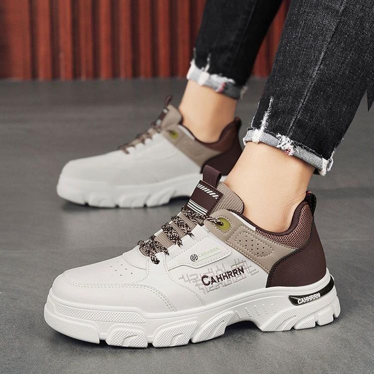 Shoes Men's Shoes 2025 New Spring Men's Heightening Sports Work Shoes Youth Leisure Low Top Martin Boots