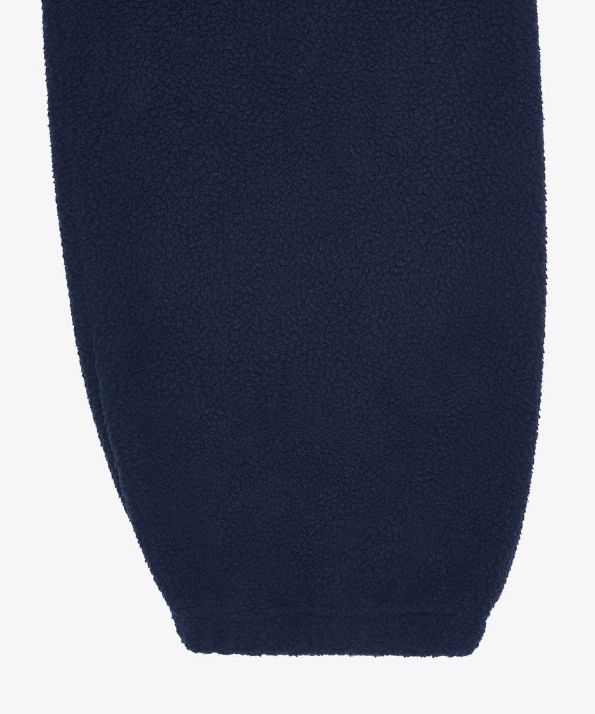 GOLDEN SUNSHINE Sherpa Fleece Jogger Pants_Navy