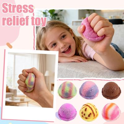 PU Simulated Ice Cream Soft Ice Cream Head Decompression Squeezing Fun