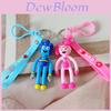 Breloc Tridimensional cu Cuplu Poppy Playtime Pandantiv Elegant și Durabil din Silicon