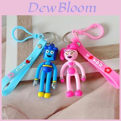 Poppy Playtime Dreidimensionaler Paar-Schlüsselanhänger Stilvoller und Langlebiger Silikonanhänger