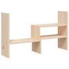 VidaXL Support pour moniteur (39-72)x17x43 cm Bois de pin solide 814009
