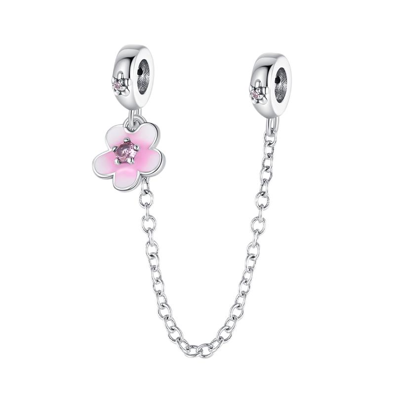 

Квіти талісмани Fit Браслети Соняшник 925 Срібло Тюльпан Сакура Ромашка Троянда Квіти Намистини Виготовлення прикрас своїми руками SJT302