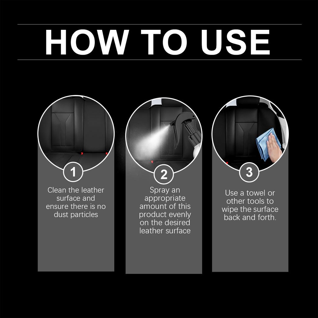 Car Leather Restorer Back To Black Gloss Rubber Plastic Renovator Longlasting Coating Leather Restore Auto Polish Cleaning Care