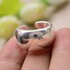 Trendy Smooth Surface Platinum Plated Big Ring Unisex Women Men  Wholesale Never Fade Drop Shipping