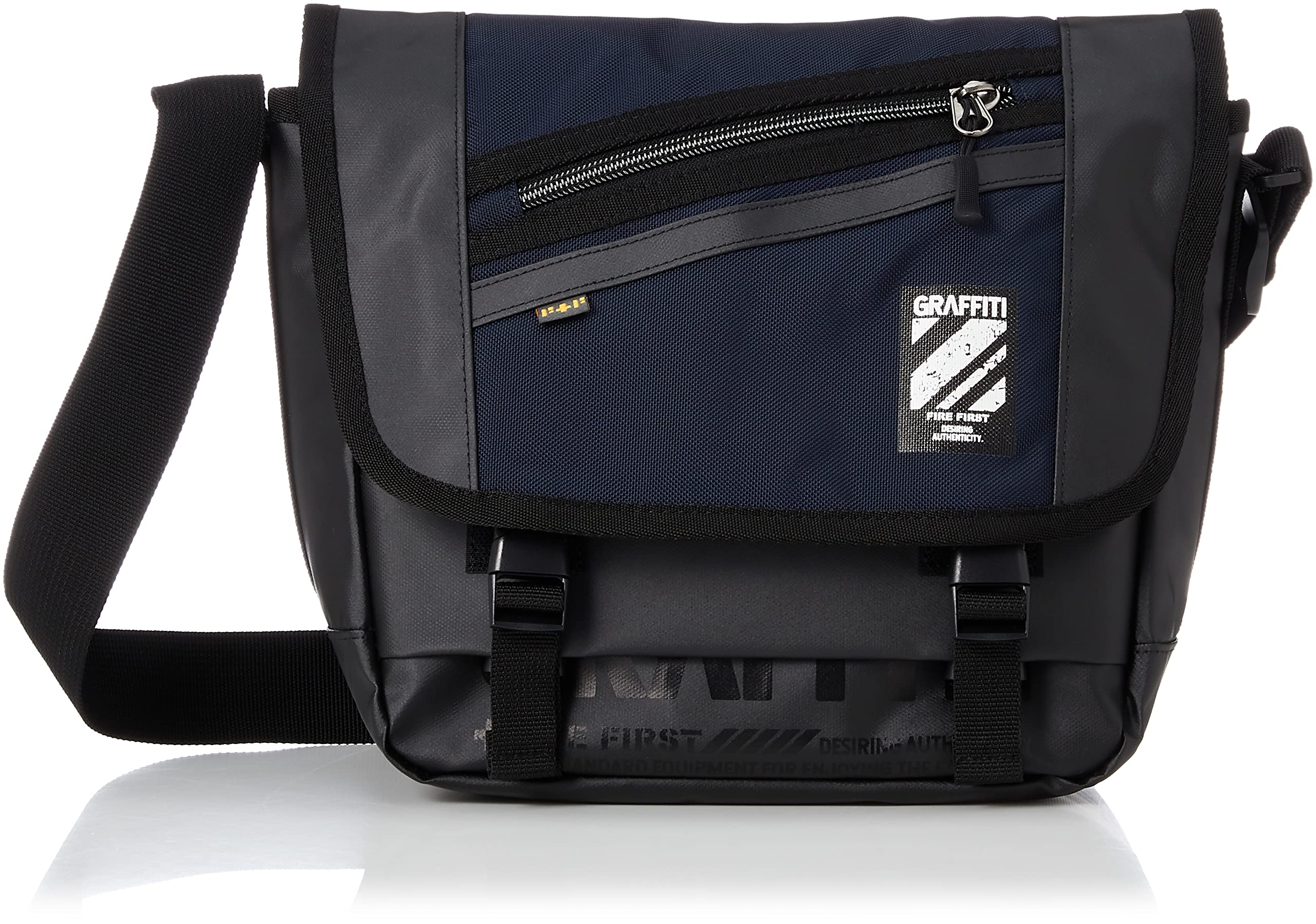 

GF Messenger Bag S 1000D POLYESTER Navy [Graffiti] Темно-синій