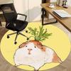 1pc Hamster Carrot Carpet for Office, Non-slip, Soft and Durable Office Rug, Perfect for Office Yy260128067