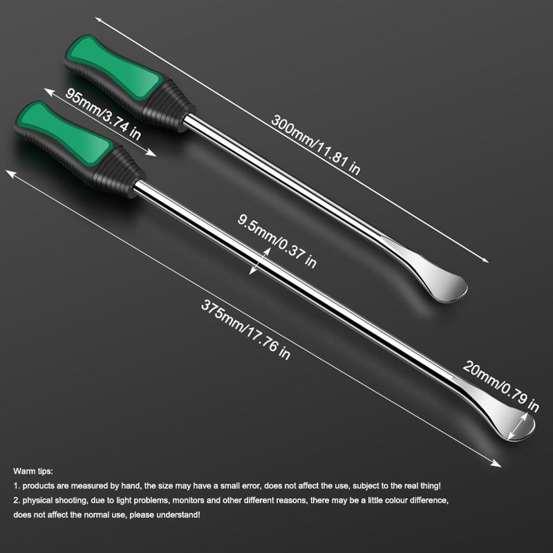300/375mm Tire Crowbar Car Motorcycle Bicycle Tyre Repair Afterburner Lever Pry Bar Mechanical Workshops Repairing Hand Tools
