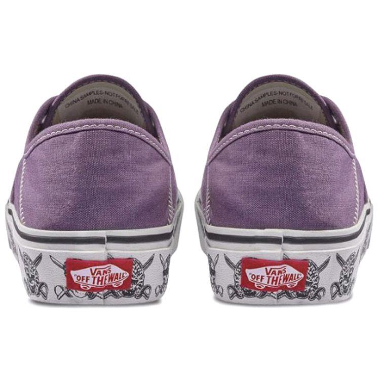 Vans Authentic SF Skulls Unisex Sneakers Purple Black-Plum Marshmallow VN0A3MU6VLB