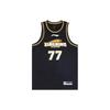 Li Ning CBA Logo Letter Print Pattern Basketball Jersey Unisex jersey Black AAYS541-2