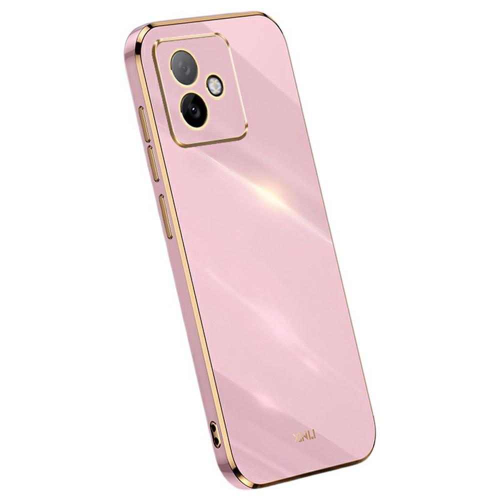 

XINLI For Honor X60 GT 5G Case TPU Phone Cover with Electroplating Frame E