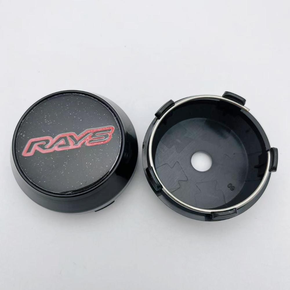 

4pcs 60mm 64mm 65mm 68mm 69mm Rays Logo Emblem Car Wheel Center Caps High Cap Car Accessories for Wheel Hubcaps Rim Hub Cover Rays Badge&69MM High Cap
