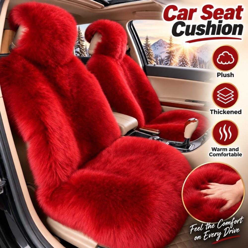 Soft Faux Fur Car Seat Cover Thickened Seat Protective Cushion Car Seat Cushion Car Front Seat