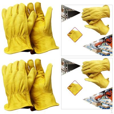 2 Pairs Elastic Durable Heavy Duty Cowhide Driver
