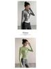 Women's Quick-Dry Yoga Suit: Stand Collar Jacket & Long Sleeve Top for Running & Pilates