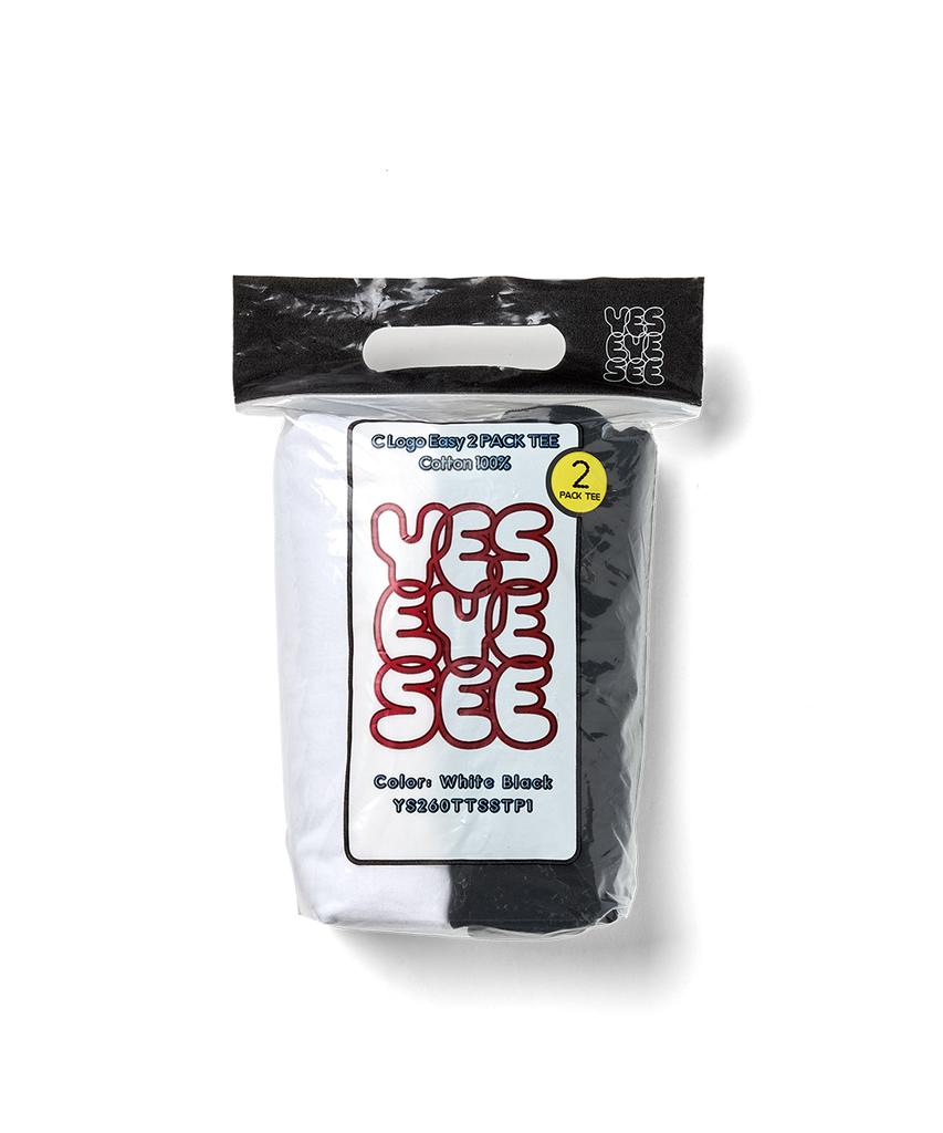 YESEYESEE C-Logo Easy 2 Pack Tee Multi