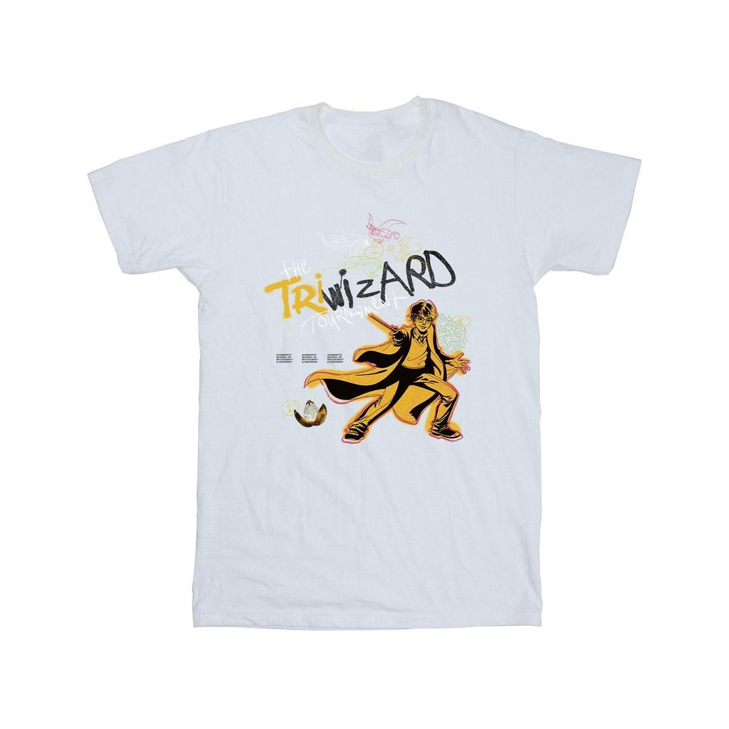 HARRY POTTER Mens Triwizard Poster T-Shirt
