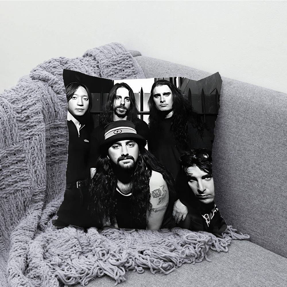 D-DreamS Band T-TheaterS Pillow Case Print Polyester Fiber 40X40 Cm Home Sofa Throw Cushion Cover Decoration