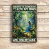 Rustic Tin Sign Vintage Wall Art Inspirational Quote Home Garden Decor