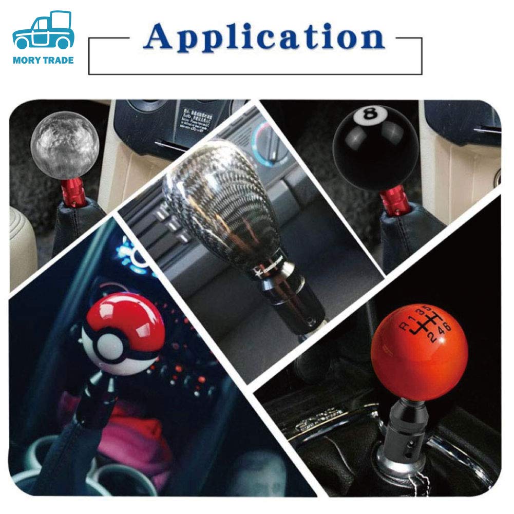 morytrade Shift Knob Conversion Adapter M10 x 1.5 Shift Lever Screw Adapter for Auto Car Universal (Black)