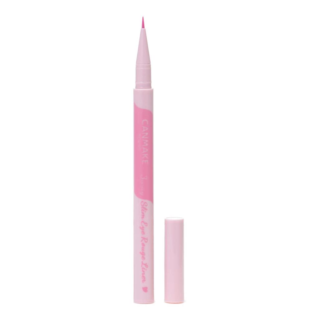CANMAKE Crayon 3 en 1 Slim Eye Rouge Liner 03 Rose Glacé Liner pour Sacoches sous les Yeux et Accentuation des Doubles Paupières 0,67 ml Couleur Sang