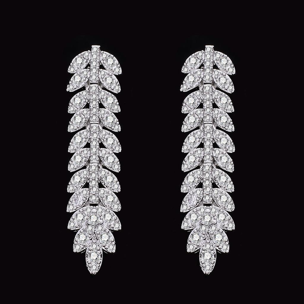 Fashion Gold Plated Dubai Jewelry Set For Women Party Gift Simply UAE Wedding Bridal 4PCS Jewelry Cubic Zirconia