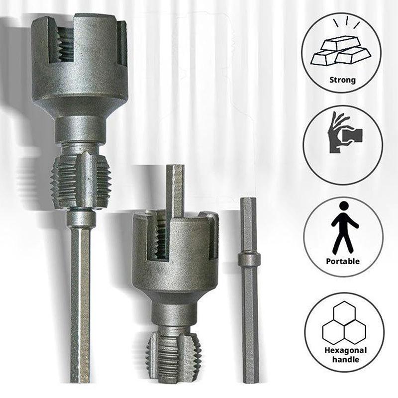 Otwornik do gwintów rur wodnych 20/25 mm Ppr Wewnętrzny Zewnętrzny Zintegrowany Otwornik do gwintów rur wodnych do wiertarki elektrycznej Gwintownica do rur PVC