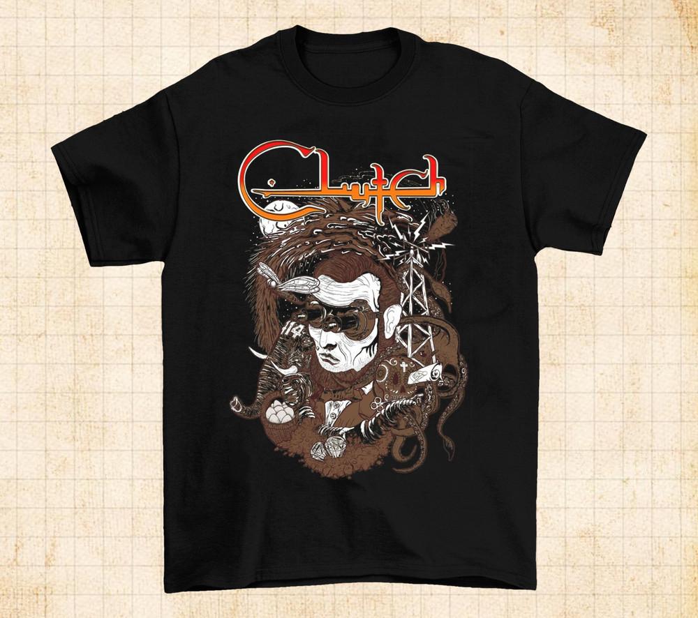

New Clutch Hidden Treasure Gift For Fan Black Full Size Unisex Shirt AH499 Unisex T-Shirt - Men s Summer Cotton Graphic Tee S разноцветный