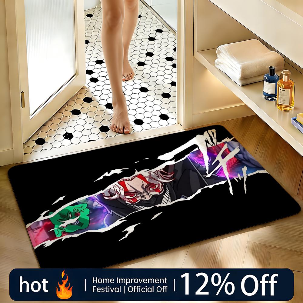 Soft Absorbent Non-Slip Rug Manga dandadan Floor Mat Home Decor Doormat Bedroom Floor Mat Shower Carpet