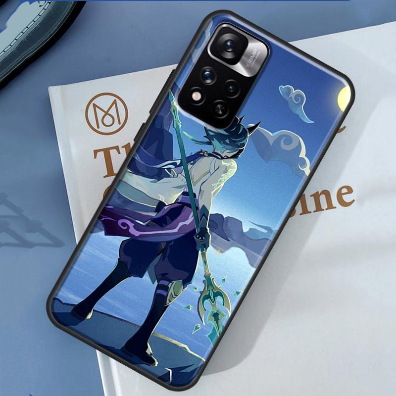 Genshin Impact Xiao Case For Xiaomi Redmi 14C 13C 10C 12C Redmi Note 13 14 Pro 12 11 9 10 9S 10S 11S 12S Cover