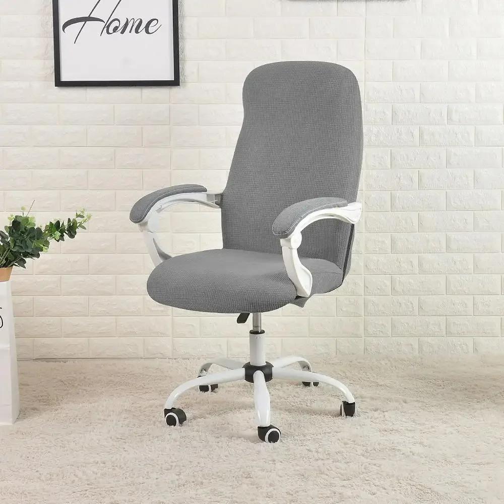 Cover for Computer Chair  Water Resistant Jacquard Office Chair Slipcover Elastic for Home Armchair 1PC  Sillas De Oficina