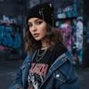 Subculture Headwear Y2K Cat Ear Hat Handmade Pullover Hat Punk Beanie Hat  Female Teens