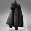 Men Winter Coat Fashion Hooded White Duck Down Jackets Plus Size Ultralight Down Coat Portable Slim Down Parkas