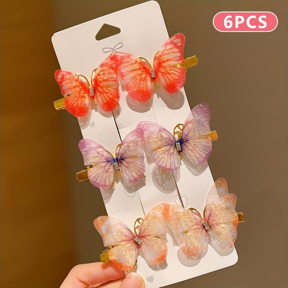 Sweet Girl Butterfly Hairpins That Do Not Hurt Hair, Super Nice and Cute Hairpins