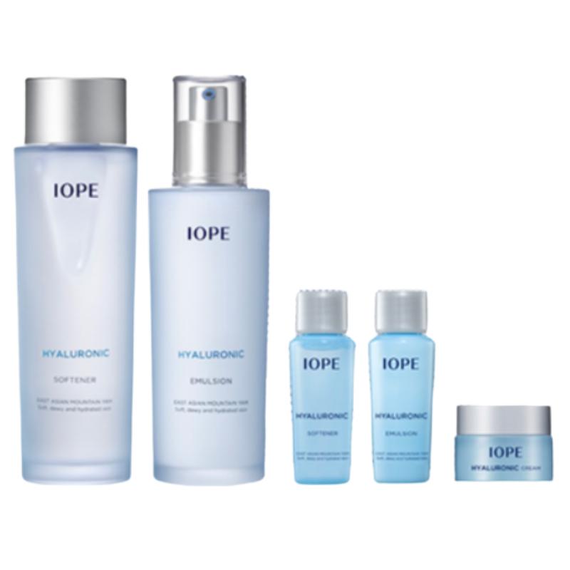 

IOPE Hyaluronic Special Skincare Set Softener & Emulsion with Cream (5 Items) IOPE Hyaluronic Special Skincare Set