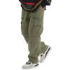 Men's Overalls Drawstring  Multi Pocket Casual Pants Hiking Pants Cotton Twill Pants