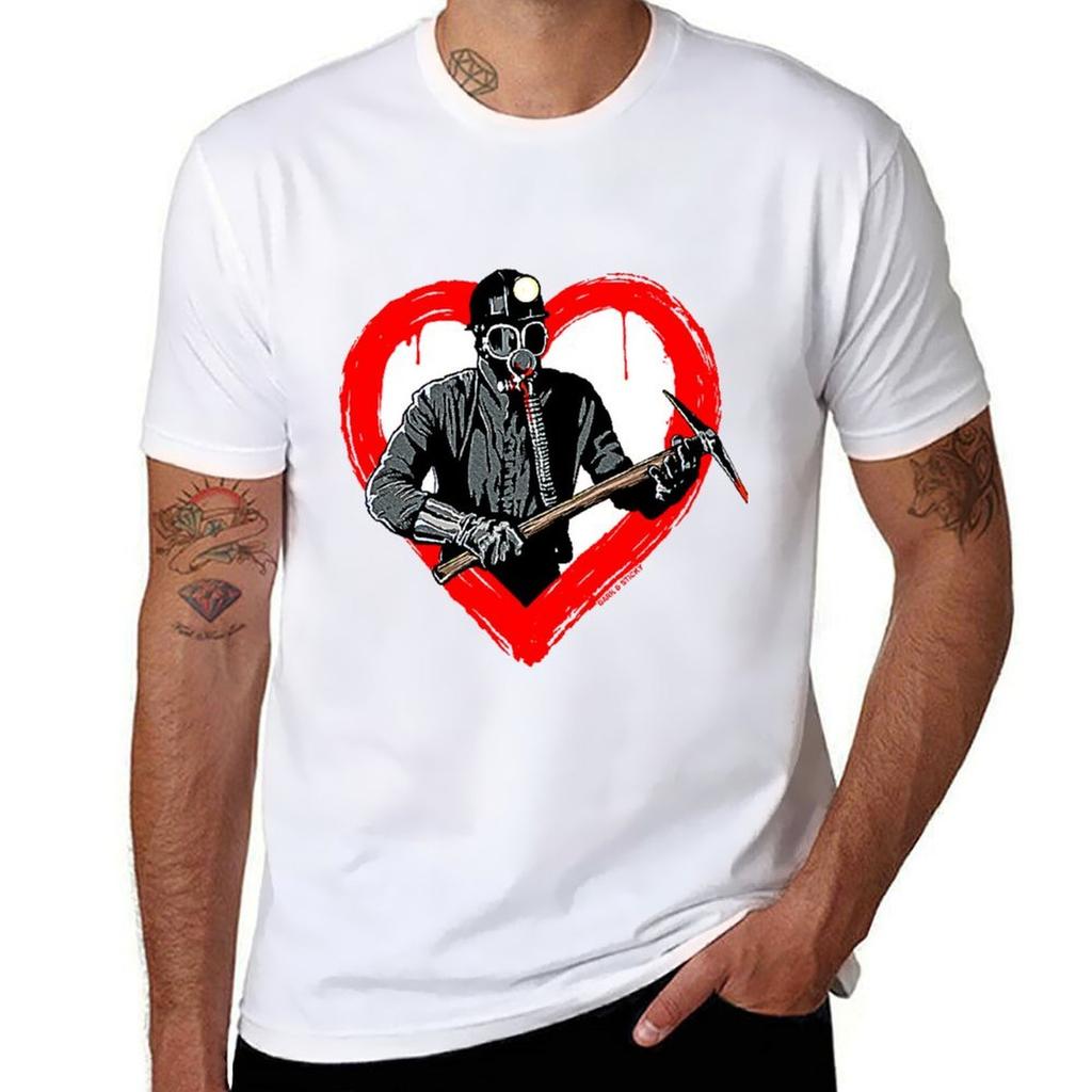 My Bloody Valentine Movie Killer Valentines Day Horror TShirt Work Wear Simple Tee Shirt