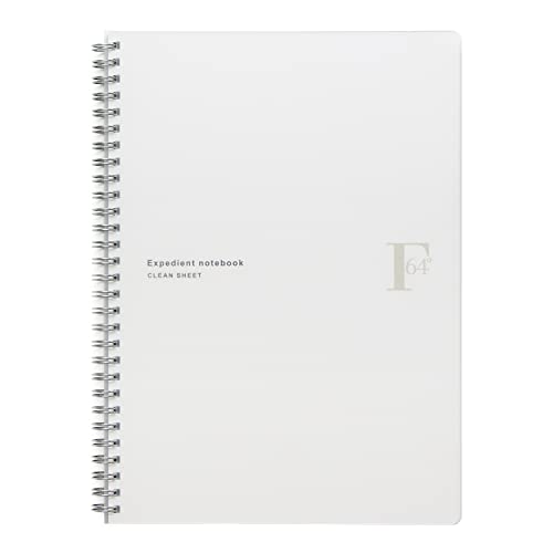 

Kyoku Associates FOBCOOP Plain B5 PTW03W Ring Notebook, White