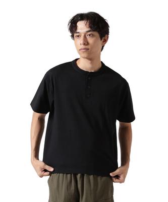 HENLY NECK PACK T-SHIRT Black