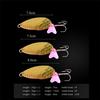 FTK 1PC 8 Colors Spoon Fishing Lure 25g/30g/35g With Treble Hook Bass CrankBait Spoon Crank Bait