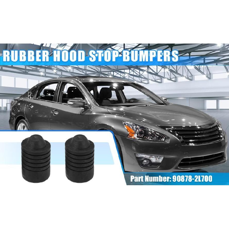 2Pcs Rubber General Cushion Bumper Hood for N-is-s-an 200SX Altima Frontier Quest
